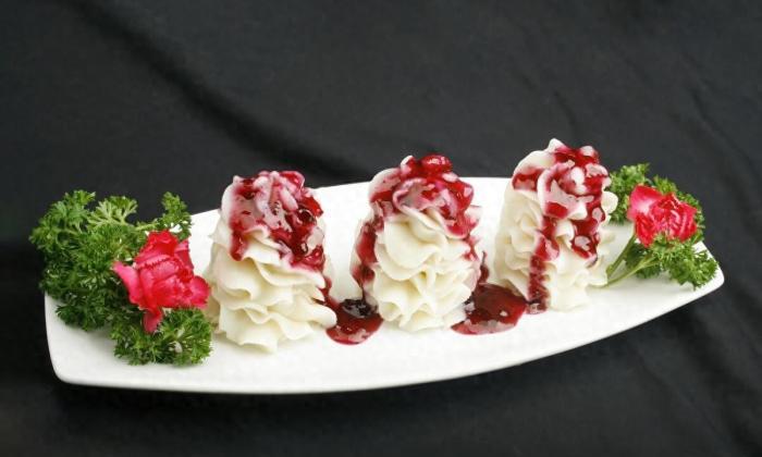 藍莓山藥成品示意圖