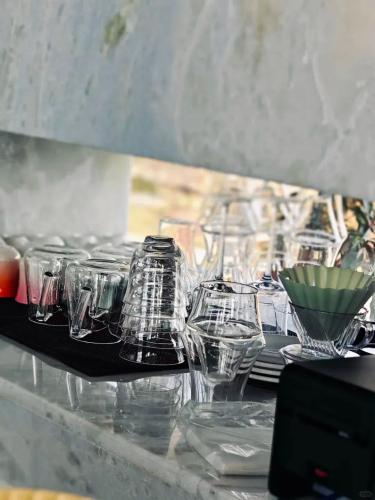 草本茶咖戶外座位